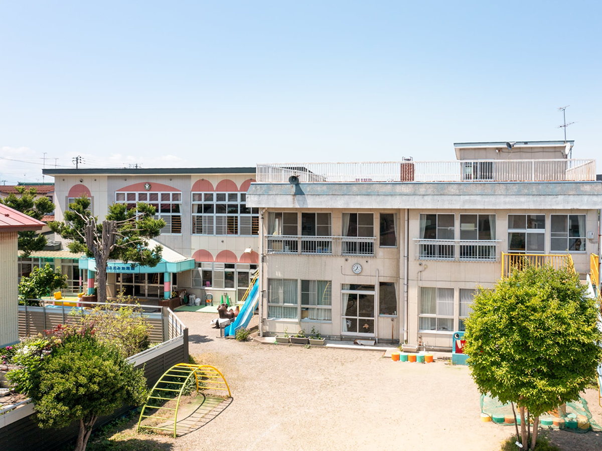 幼稚園での風景